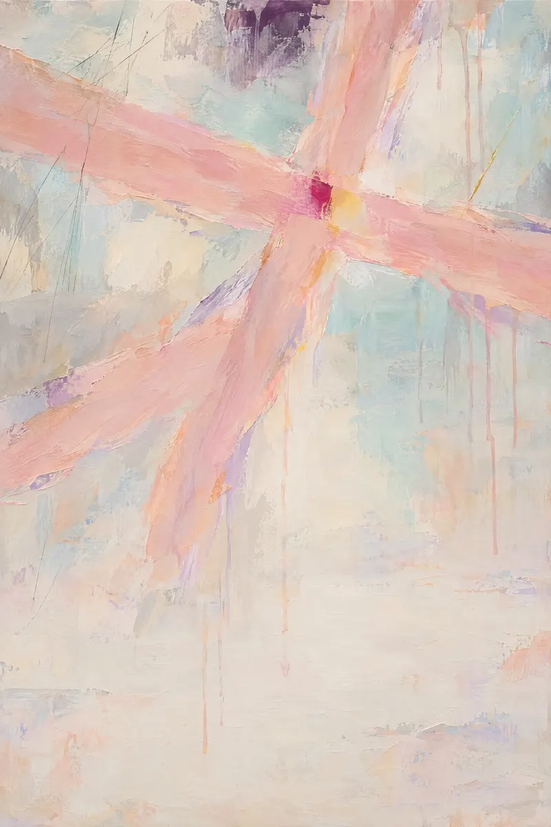 Blush Lattice, Painted Agency