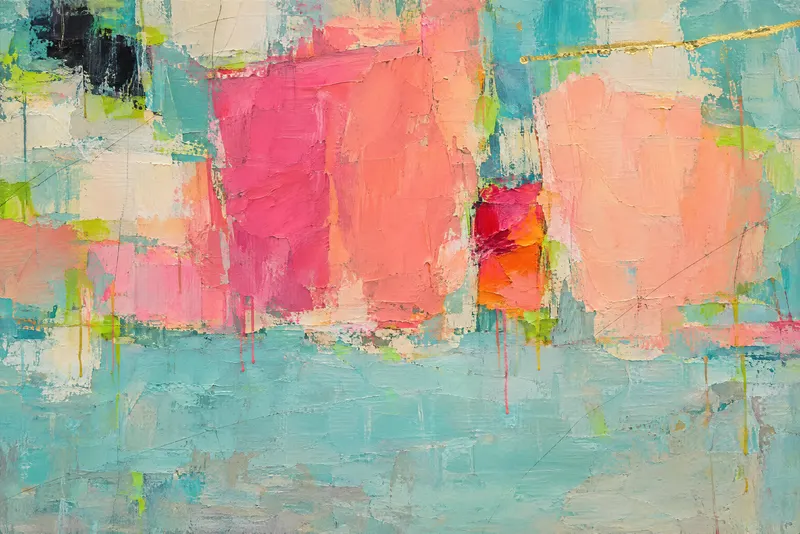 Rose Stacked Blocks, Painted Agency