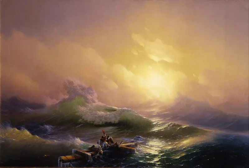 The Ninth Wave, Ivan Aivazovsky (1817 to 1900)