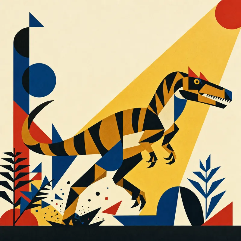 Allosaurus fragilis, Bauhaus, Thunder Lizards