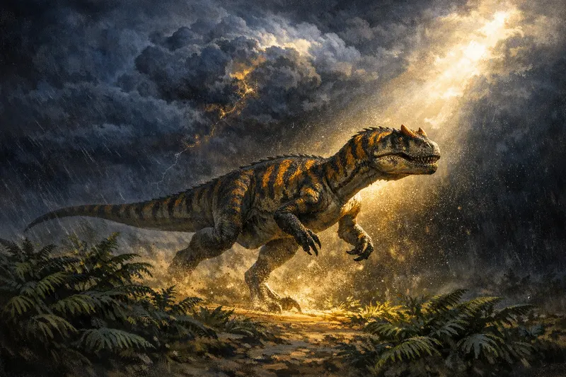 Allosaurus fragilis, Storm Light, Thunder Lizards