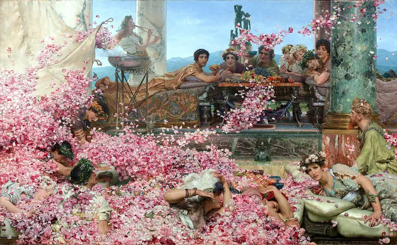 The Roses of Heliogabalus, Lawrence Alma-Tadema (1836 to 1912)