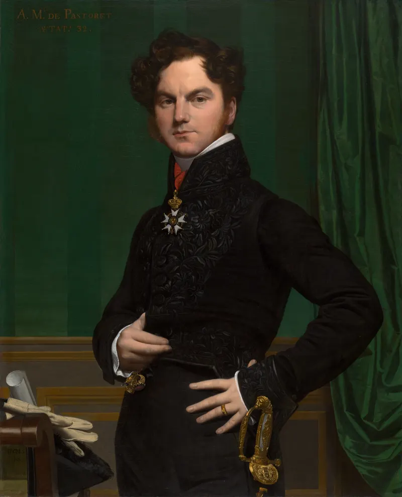 Amédée-David, the Comte de Pastoret, Jean Auguste Dominique Ingres (1780 to 1867)