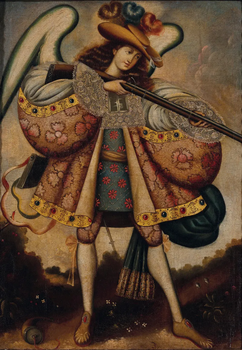 Angel Arcabucero, Andean school (anonymous)