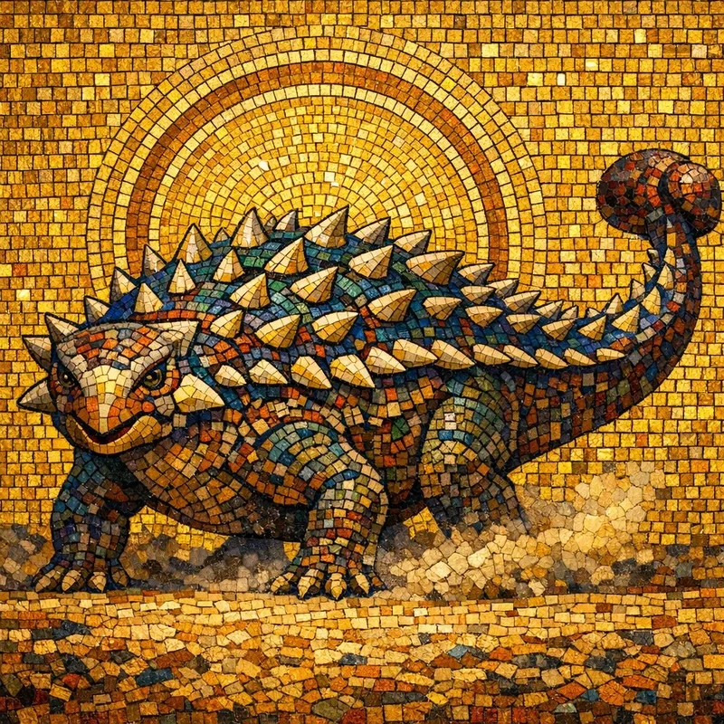 Ankylosaurus magniventris, Byzantine Gold, Thunder Lizards