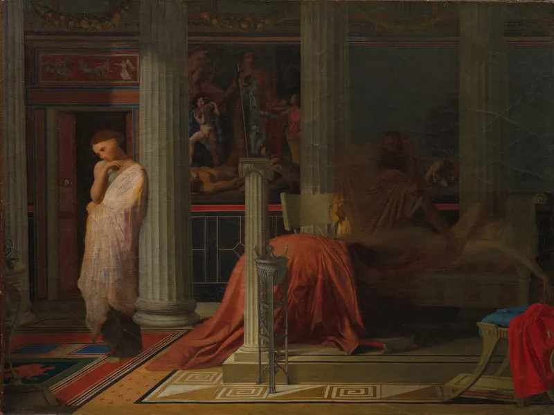 Antiochus and Stratonice, Jean-Auguste-Dominique Ingres (1780 to 1867)