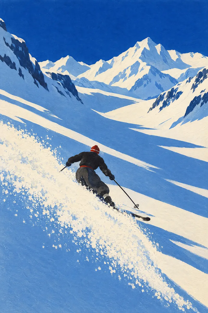 Carving In Powder, Painted Agency