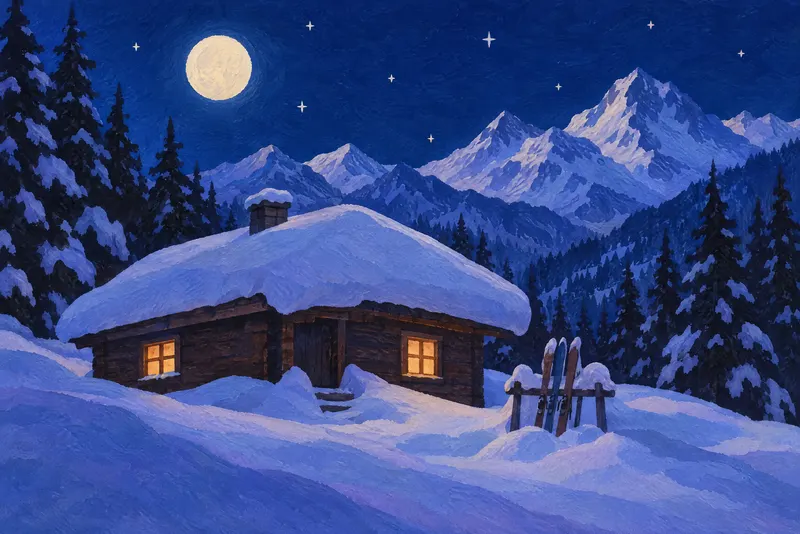 Night Mountain Hut, Painted Agency