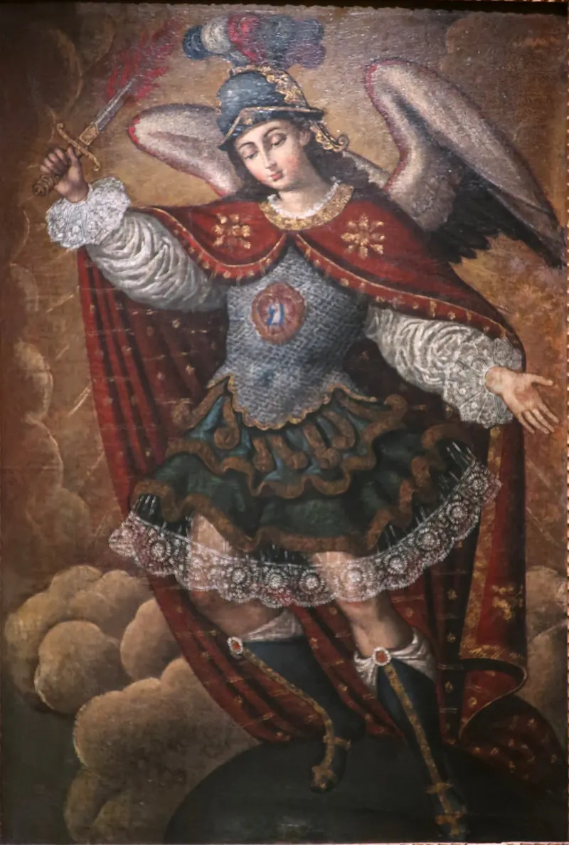 The Archangel Jophiel, Cusco School (anonymous)