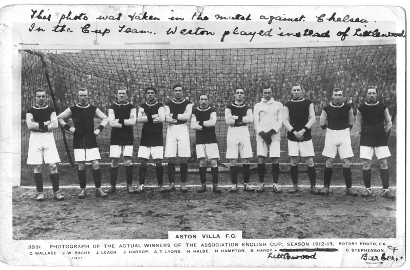 The Cup Winners’ Postcard, 1913, postcard publishers