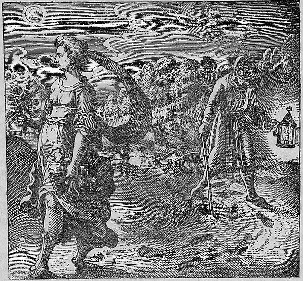Nature, Reason, Experience, and Reading, Michael Maier (author); engraved by Matthäus Merian the Elder