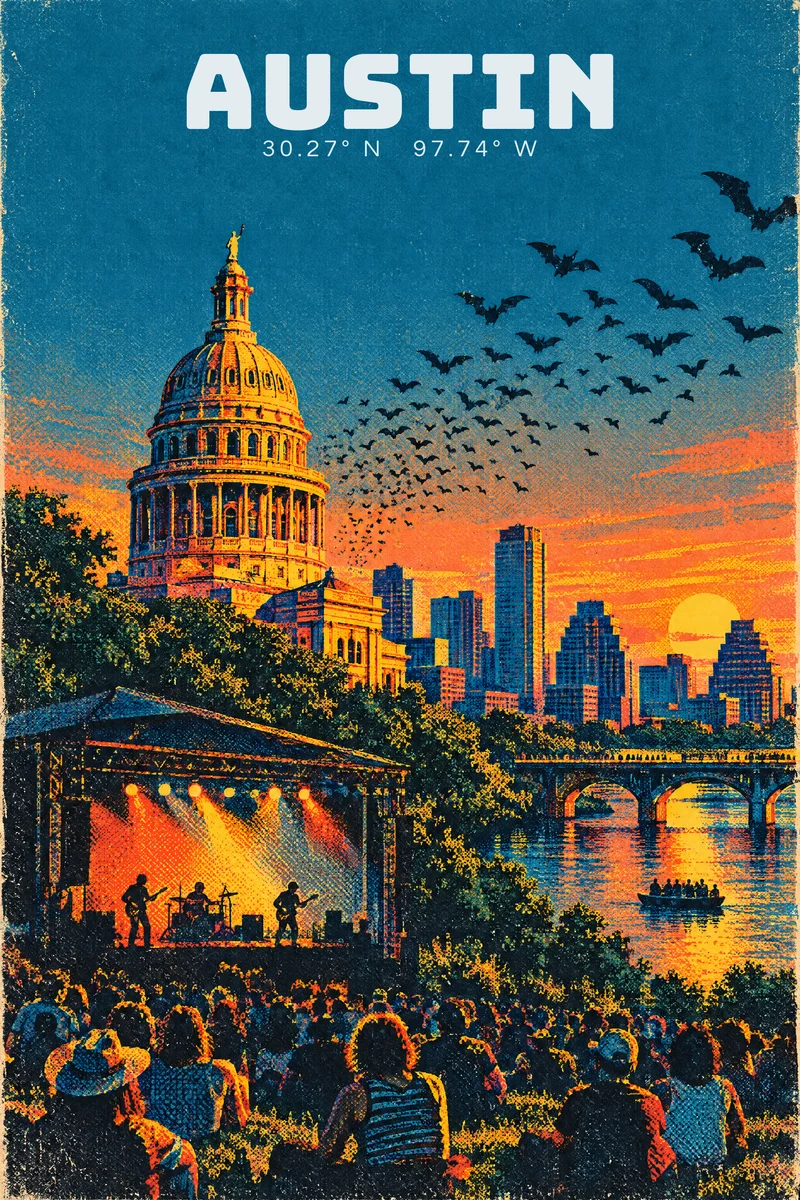 Austin, The Departure Board