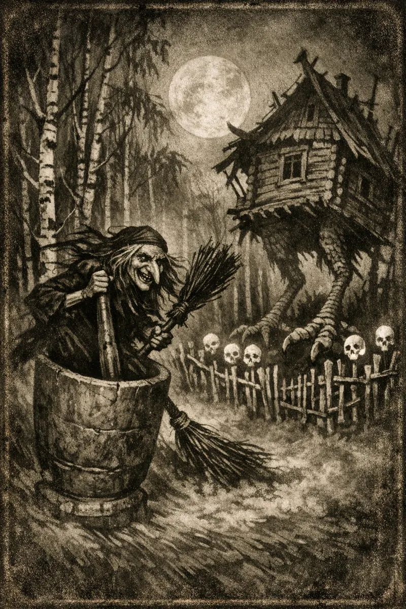 Baba Yaga, Expressionist 1922, Nightfables