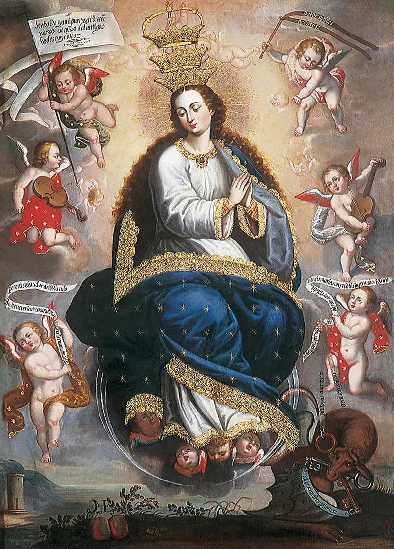 Immaculate Virgin, Victorious over the Serpent of Heresy, Basilio Santa Cruz Pumacallao