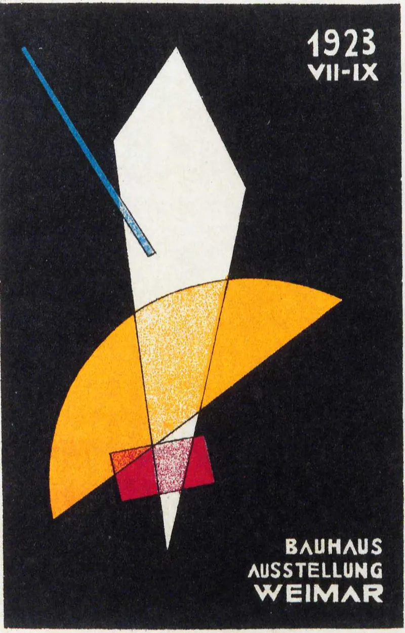 Bauhaus Exhibition Postcard — László Moholy-Nagy, 1923, László Moholy-Nagy
