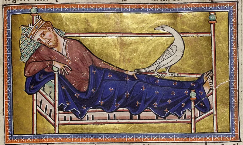 The Caladrius, Unknown English illuminator