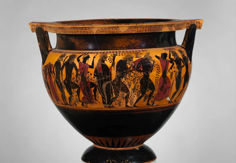 The Black-Figure Krater, Lydos