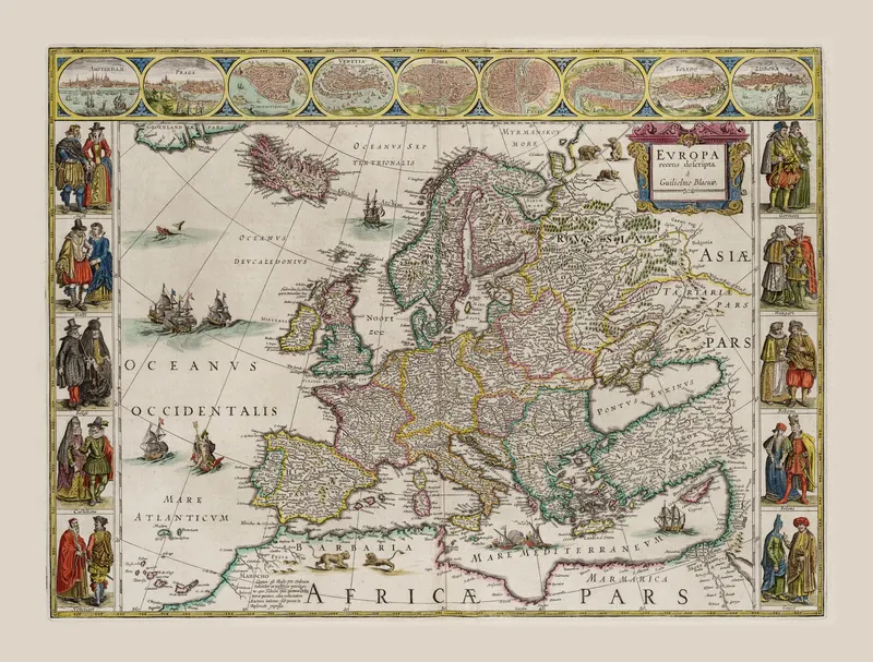 Europe, Willem Blaeu