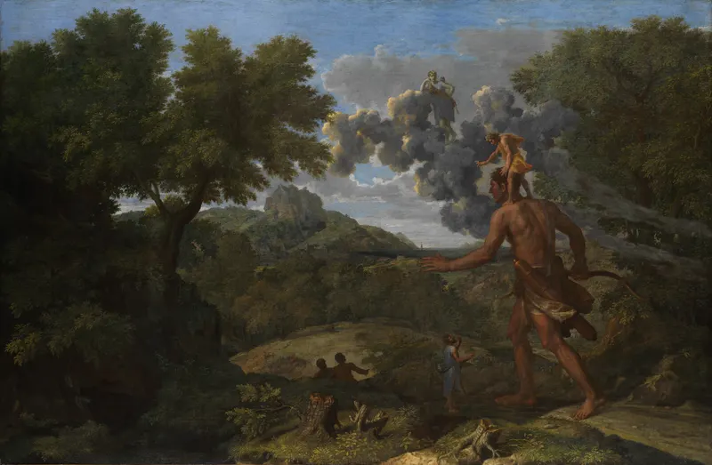 Blind Orion Searching for the Rising Sun, Nicolas Poussin (1594 to 1665)