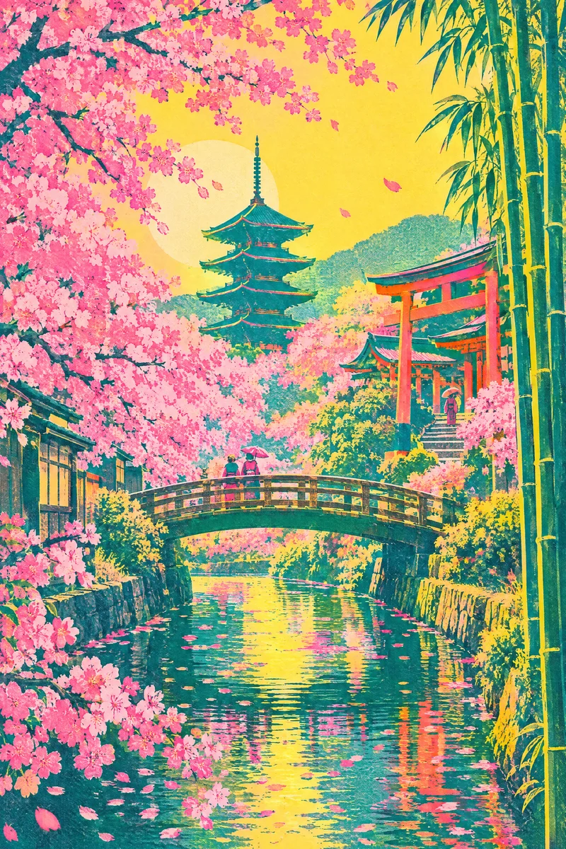 Blossom Week, Kyoto, The Departure Board