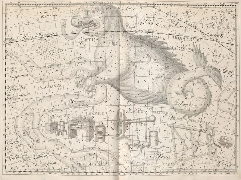 Cetus, the Sea-Monster, Johann Elert Bode