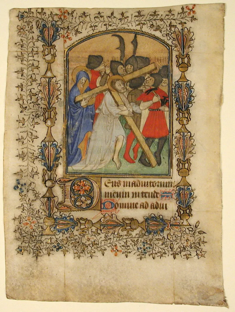 Leaf with an Illuminated Initial D, Unidentified illuminator