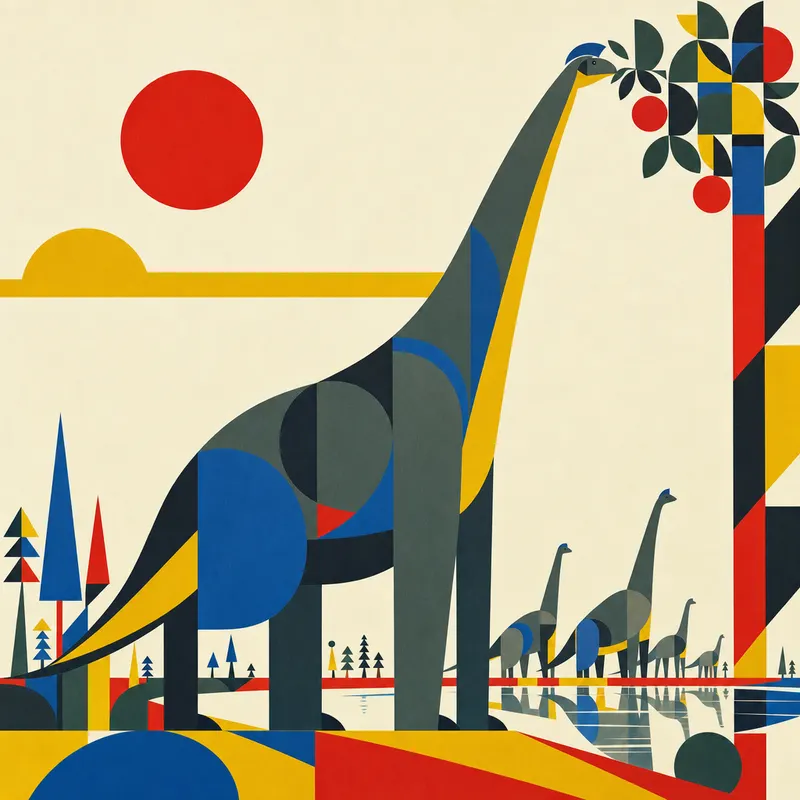 Brachiosaurus altithorax, Bauhaus, Thunder Lizards