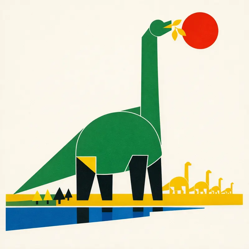Brachiosaurus altithorax, Bauhaus, Thunder Lizards