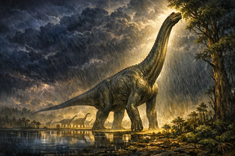Brachiosaurus altithorax, Storm Light, Thunder Lizards