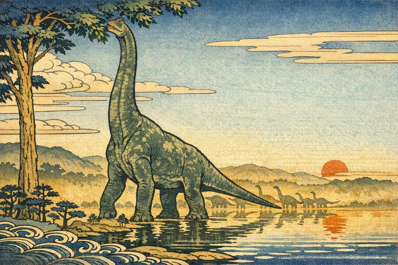 Brachiosaurus altithorax, Ukiyo-e, Thunder Lizards