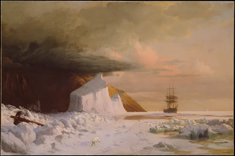An Arctic Summer: Boring Through the Pack in Melville Bay, William Bradford