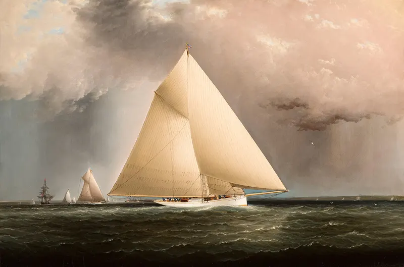The Sloop Galatea Leads, James E. Buttersworth