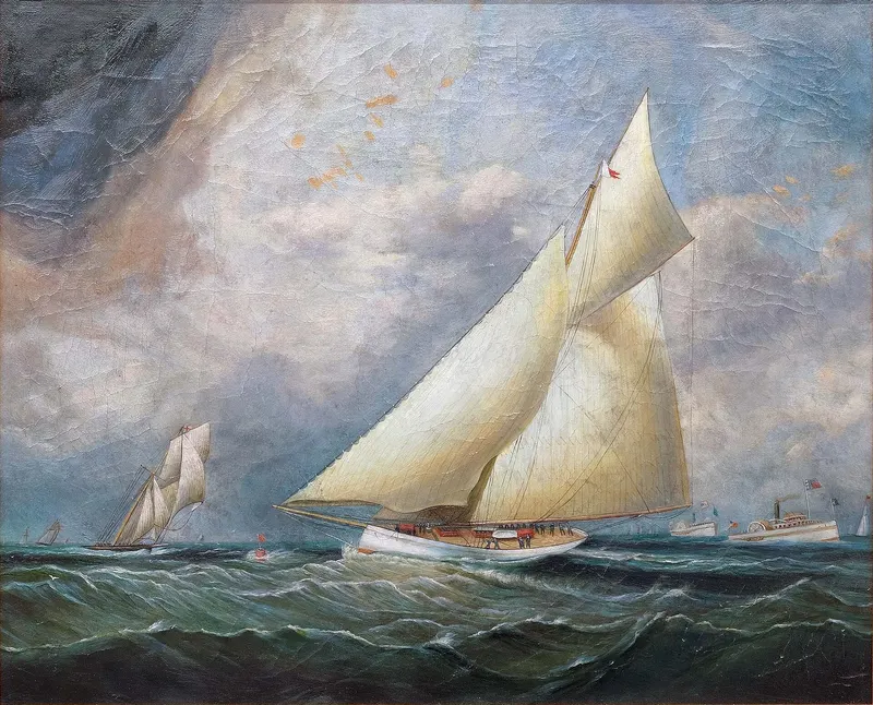 Puritan Leading Genesta, James E. Buttersworth