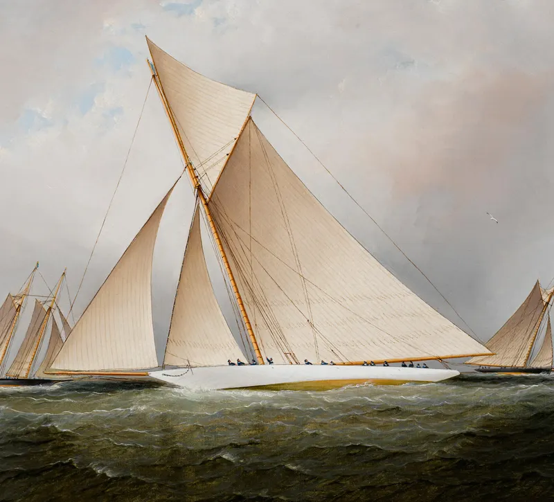 The America's Cup Yacht Vigilant, James E. Buttersworth