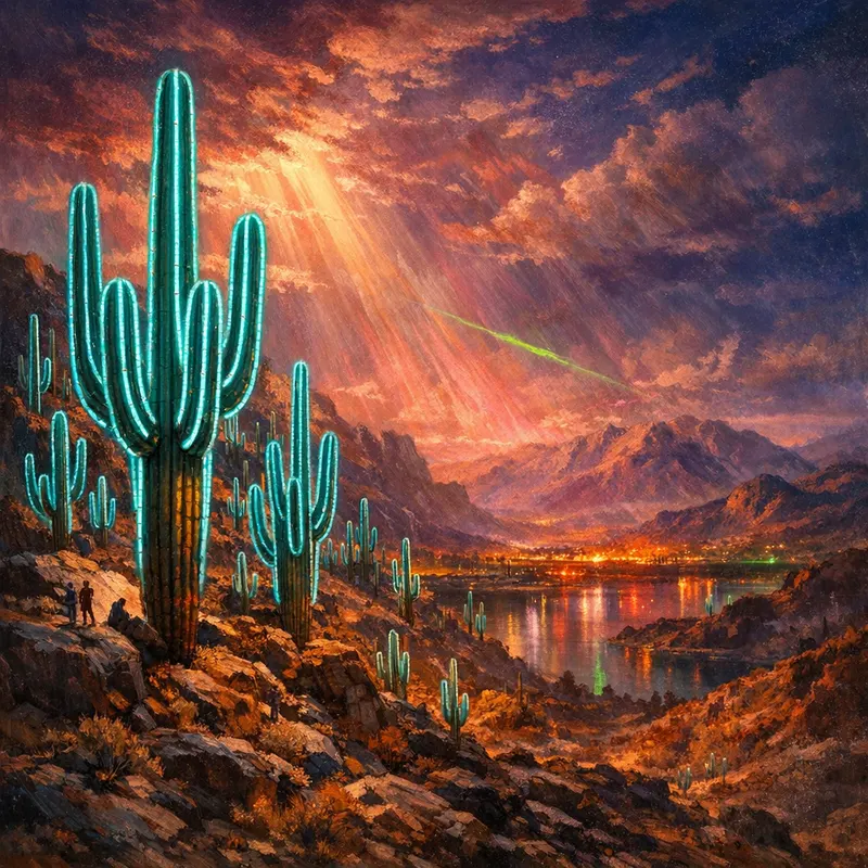 Cactus Forest Turquoise, Feverglass