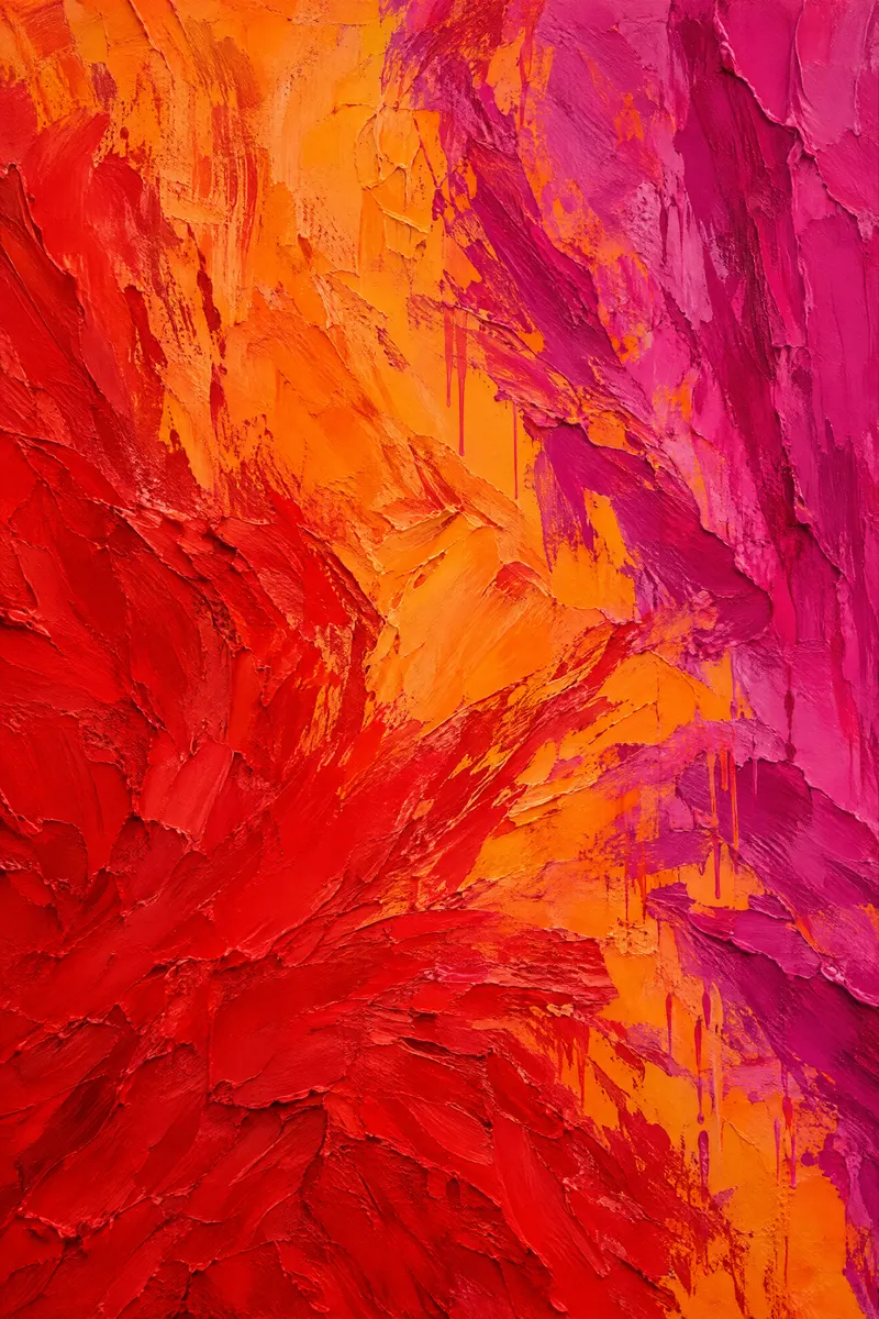 Red Magenta Bloom, Painted Agency