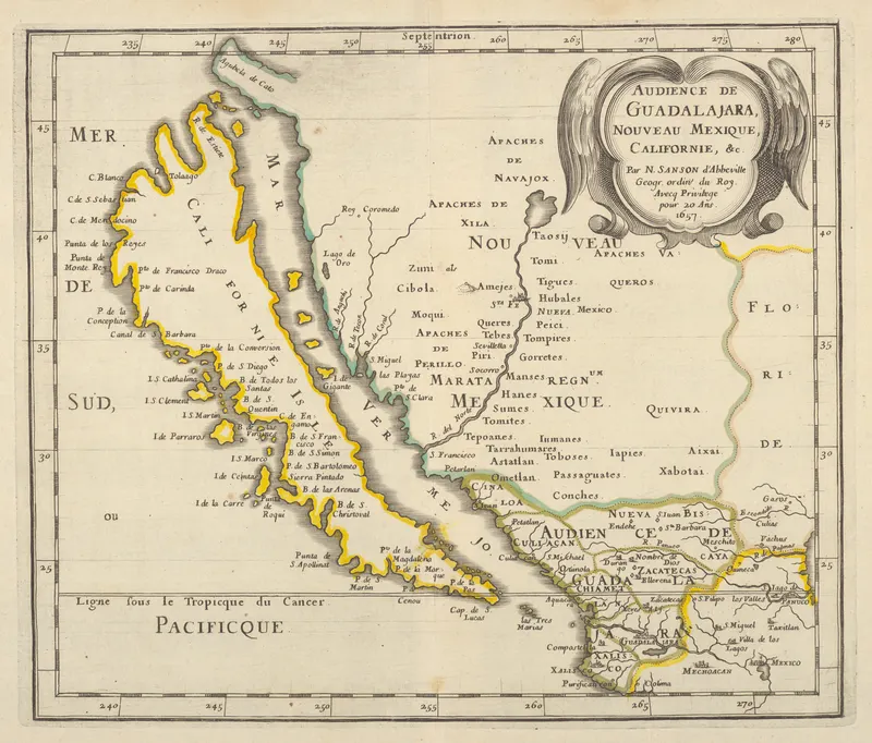 California as an Island, Nicolas Sanson / Joan Vinckeboons and others