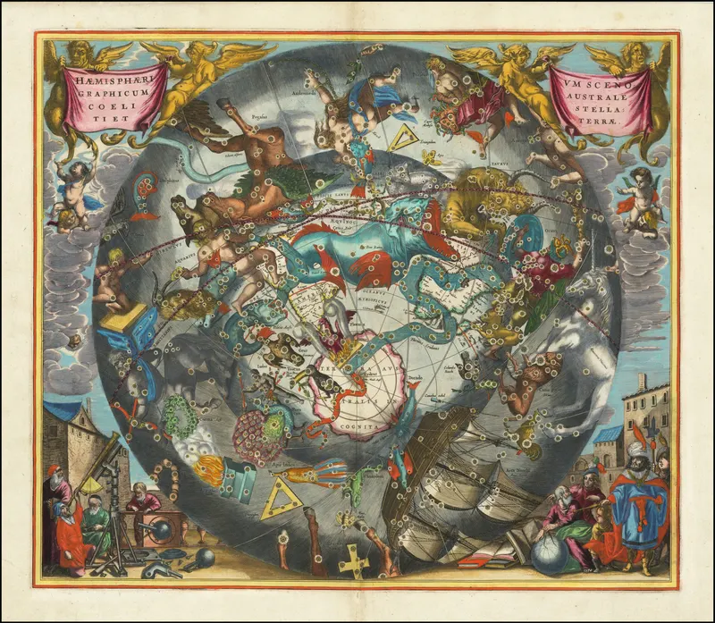 The Southern Sky, Andreas Cellarius