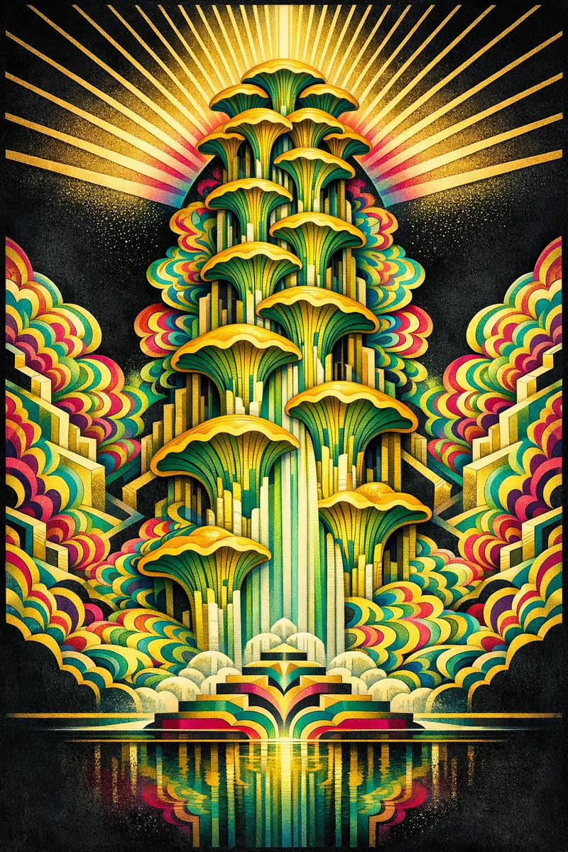 Chanterelle Cascade, Feverglass