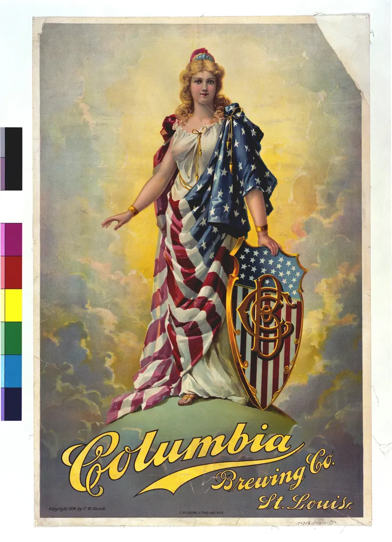 Columbia Brewing Co., St. Louis, 1896, C. W. Shonk Co., Chicago (lithographers)