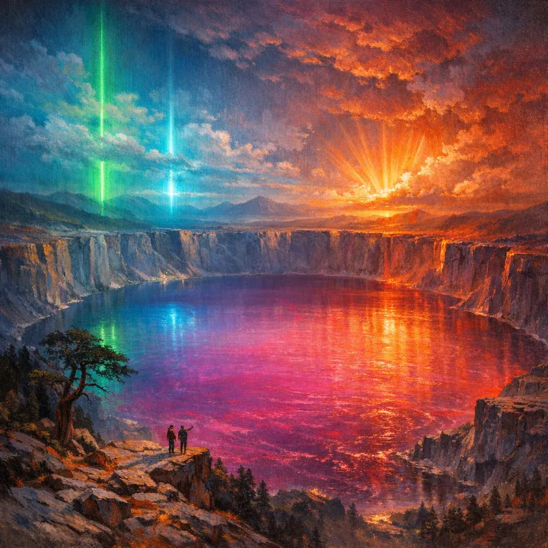 Crater Lake Magenta, Feverglass