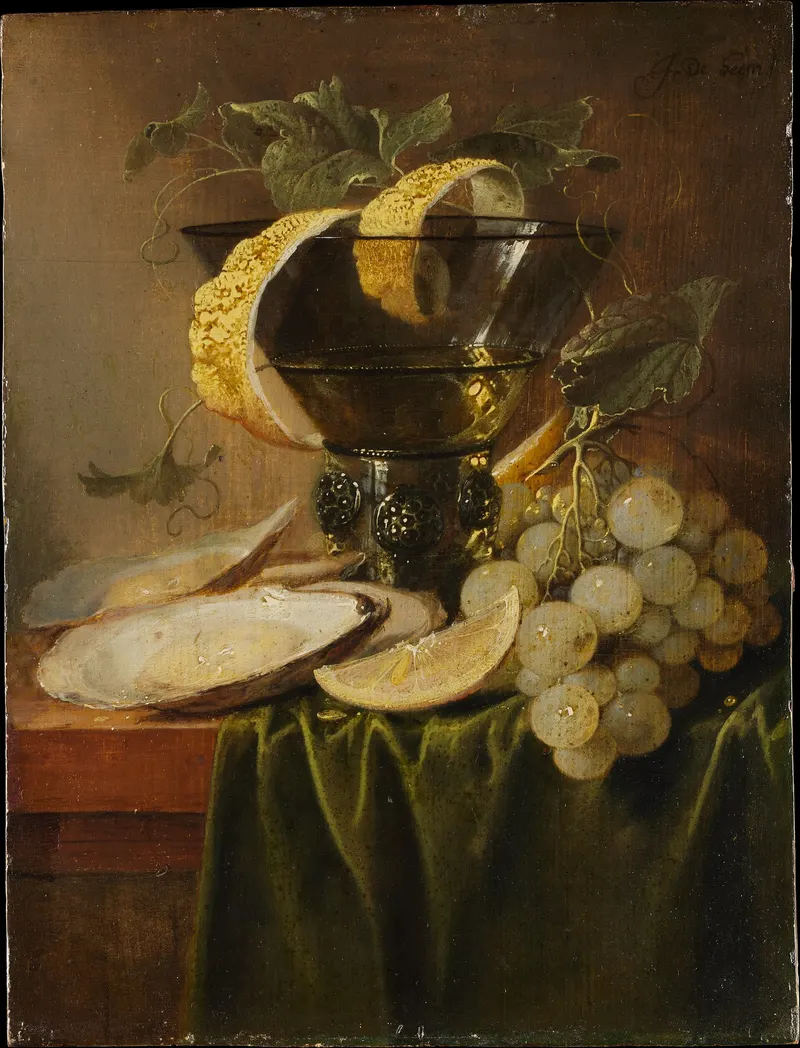 Still Life with a Glass and Oysters, Jan Davidsz. de Heem