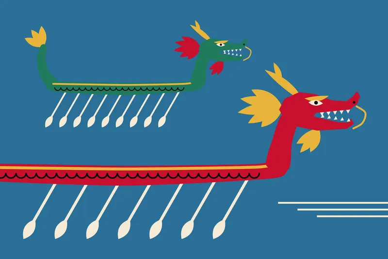 Dragon Boat Race, Painted Agency