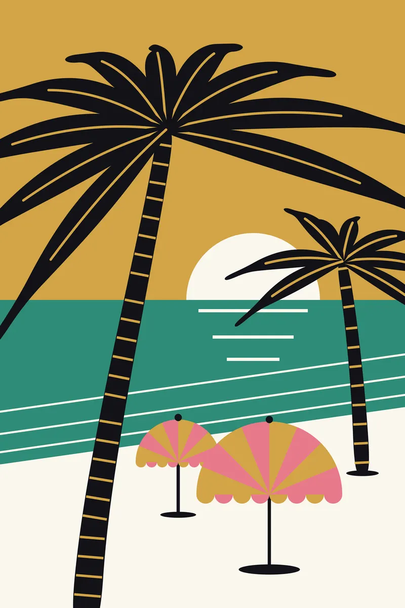 Palms on the Promenade, Painted Agency
