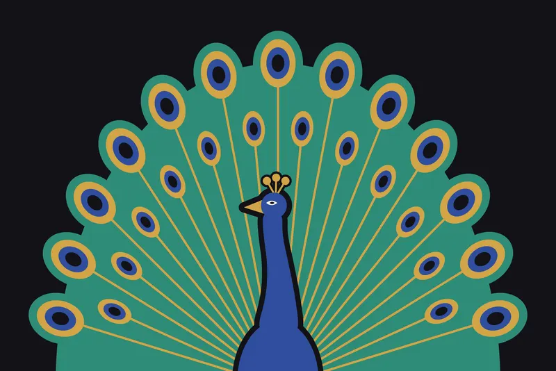 The Peacock Fan, Painted Agency