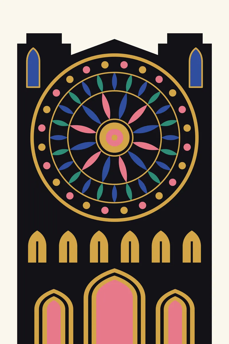 The Rose Window, Painted Agency
