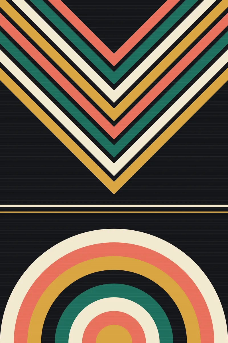 Chevron Panel, Painted Agency