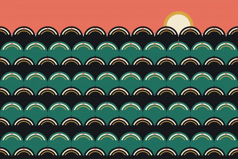 Deco Waves, Painted Agency