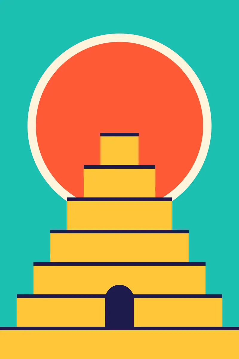 Ziggurat, Painted Agency