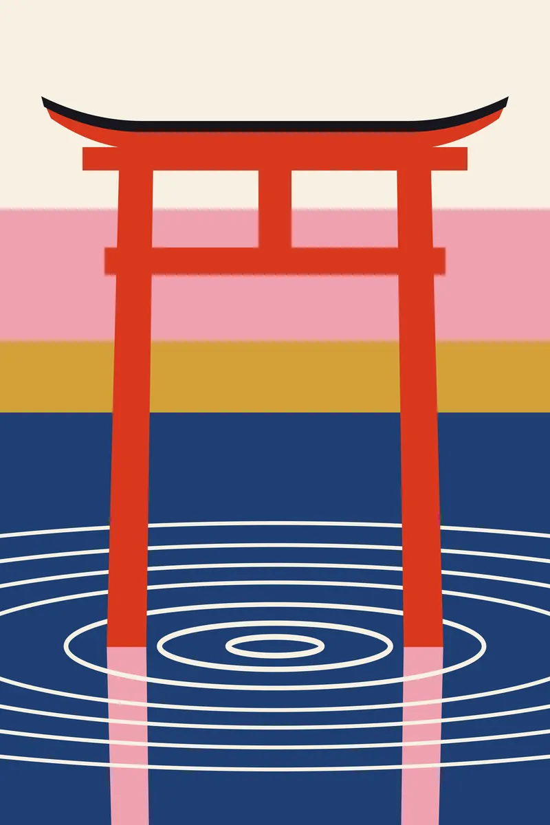 Gate at High Tide, Painted Agency